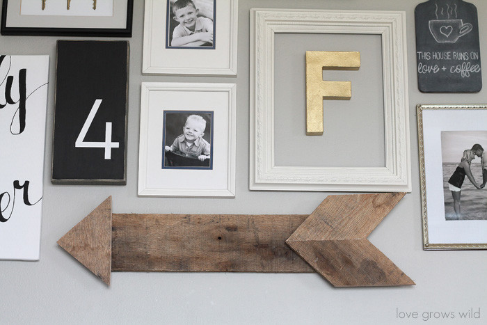 Best ideas about DIY Wood Arrow
. Save or Pin DIY Wood Pallet Arrow Love Grows Wild Now.