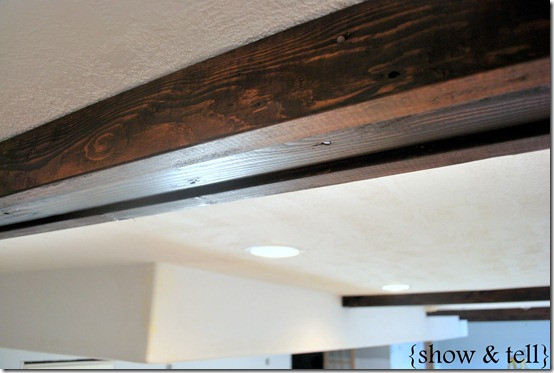 Best ideas about DIY Wood Beams
. Save or Pin Easy DIY Faux Beams Now.