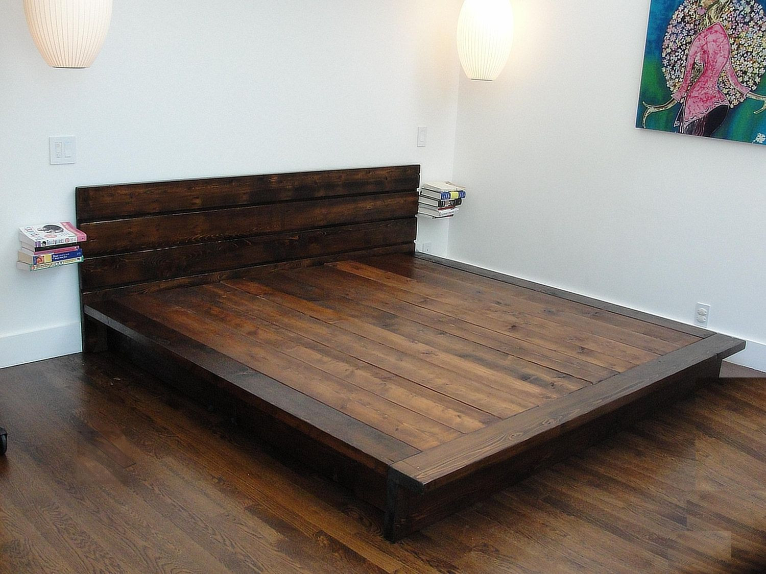 Best ideas about DIY Wood Beds
. Save or Pin reclaimed wood platform bed rustic modern bed by wearemfeo Now.