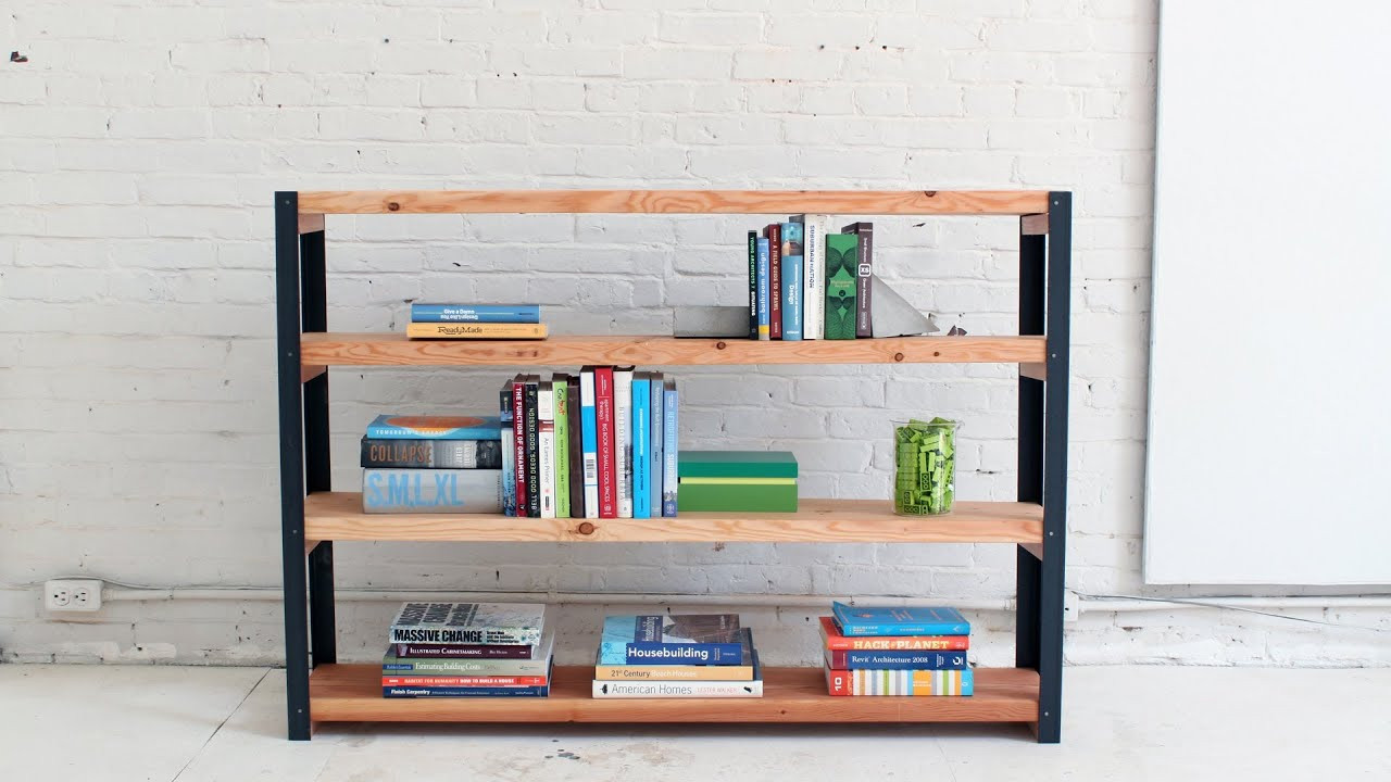 Best ideas about DIY Wood Bookshelves
. Save or Pin How to make an Ironbound DIY Bookcase out of angle irons Now.