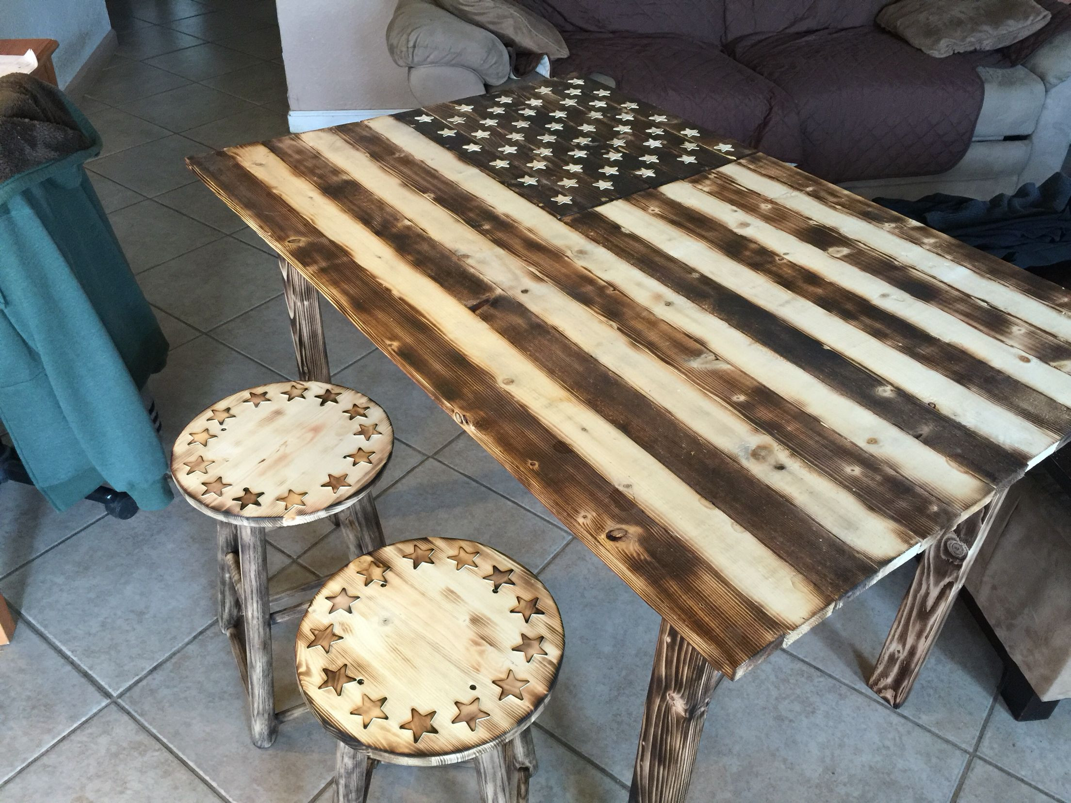 Best ideas about DIY Wood Burned American Flag
. Save or Pin Burnt Wood Flag table Pyrography Ideas Now.