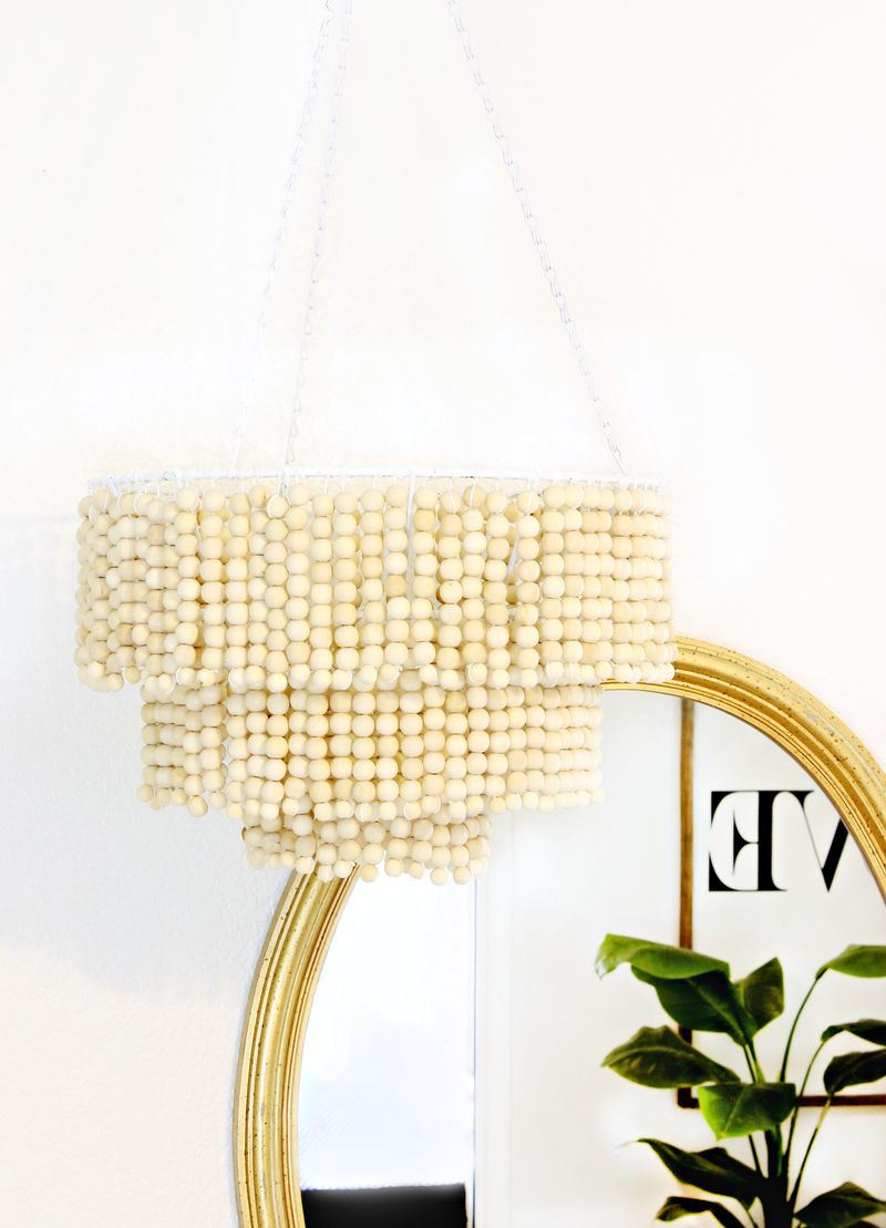 Best ideas about DIY Wood Chandelier
. Save or Pin DIY Wooden Bead Chandelier – A Beautiful Mess Now.