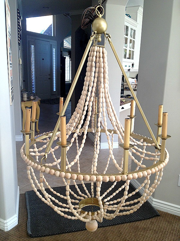 Best ideas about DIY Wood Chandelier
. Save or Pin How to Make a DIY Wood Beaded Chandelier Tatertots Now.