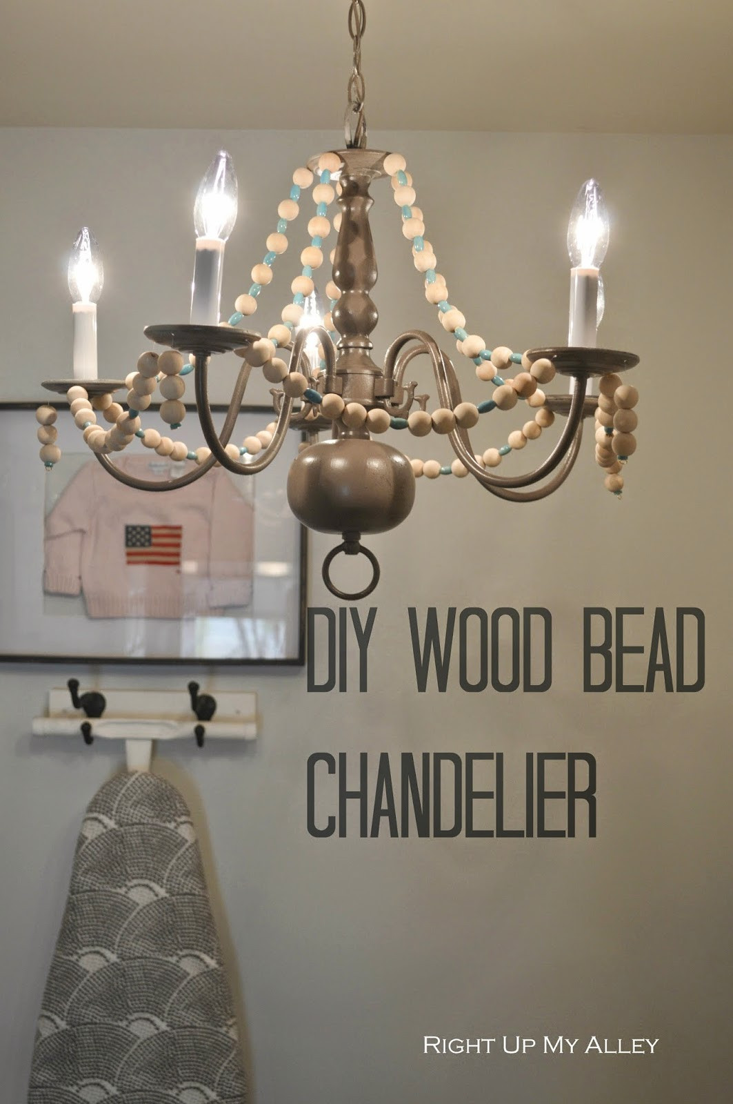 Best ideas about DIY Wood Chandelier
. Save or Pin Right up my alley DIY Wood Bead Chandelier Now.