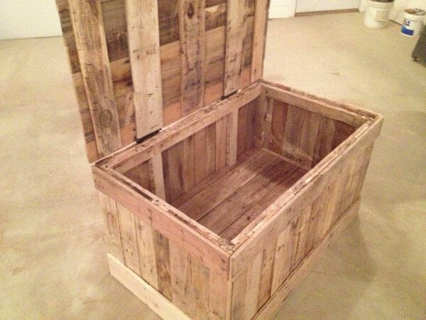 Best ideas about DIY Wood Chest
. Save or Pin Hidden partment DIY Pallet Wood Chest Now.