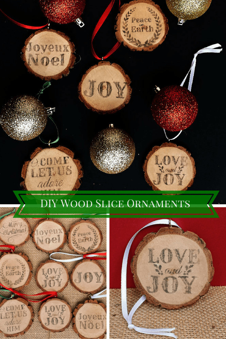 Best ideas about DIY Wood Christmas Ornaments
. Save or Pin DIY Rustic Wood Slice Christmas Ornaments Now.