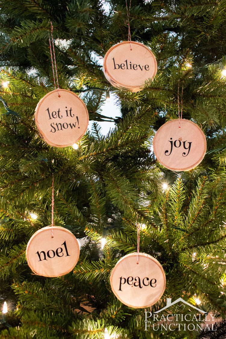 Best ideas about DIY Wood Christmas Ornaments
. Save or Pin DIY Wood Slice Christmas Ornaments Now.