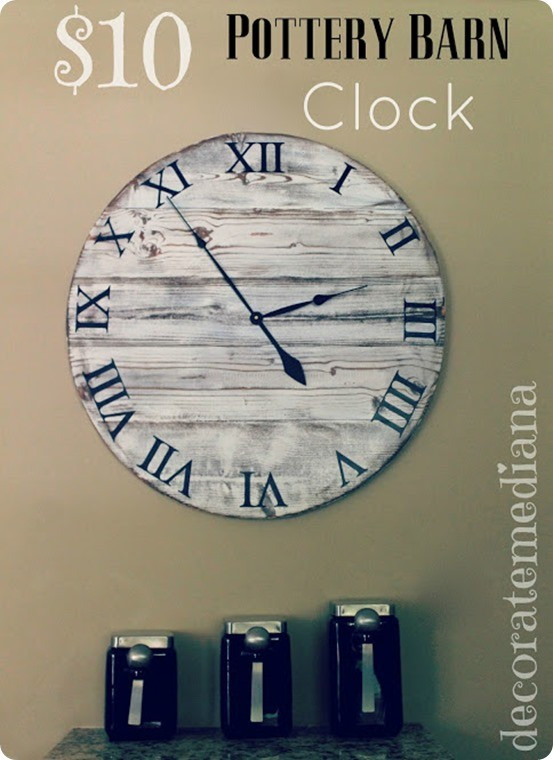 Best ideas about DIY Wood Clock
. Save or Pin $10 Pottery Barn Inspired Wood Clock Now.