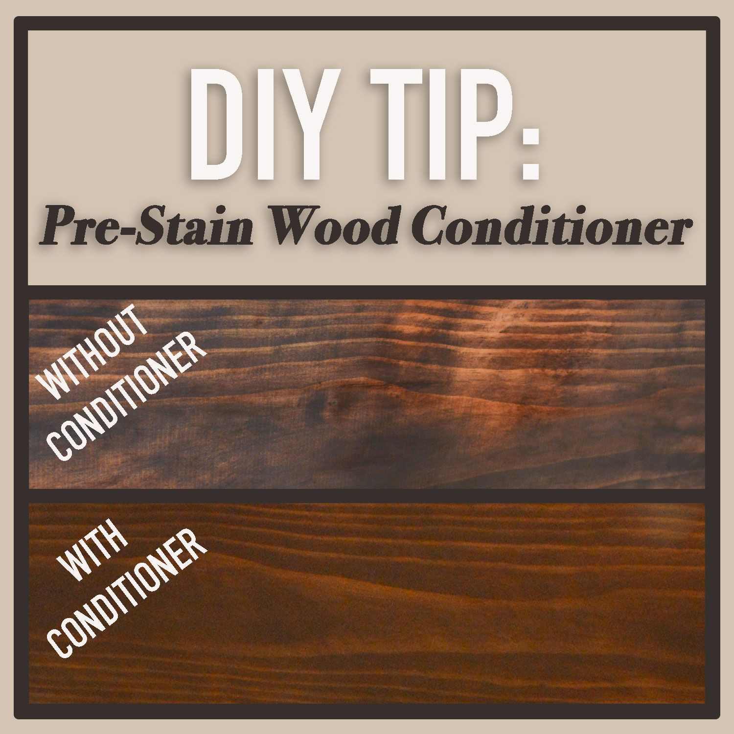 Best ideas about DIY Wood Conditioner
. Save or Pin DIY Tip Use Pre Stain Wood Conditioner Now.