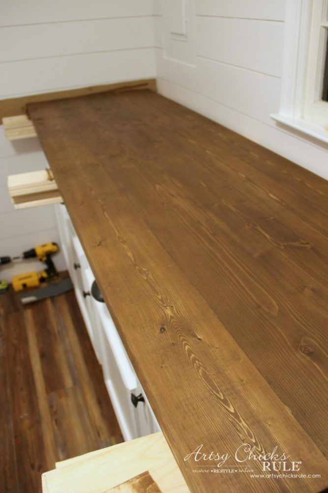 Best ideas about DIY Wood Countertop
. Save or Pin How To Make A DIY Wood Countertop Artsy Chicks Rule Now.