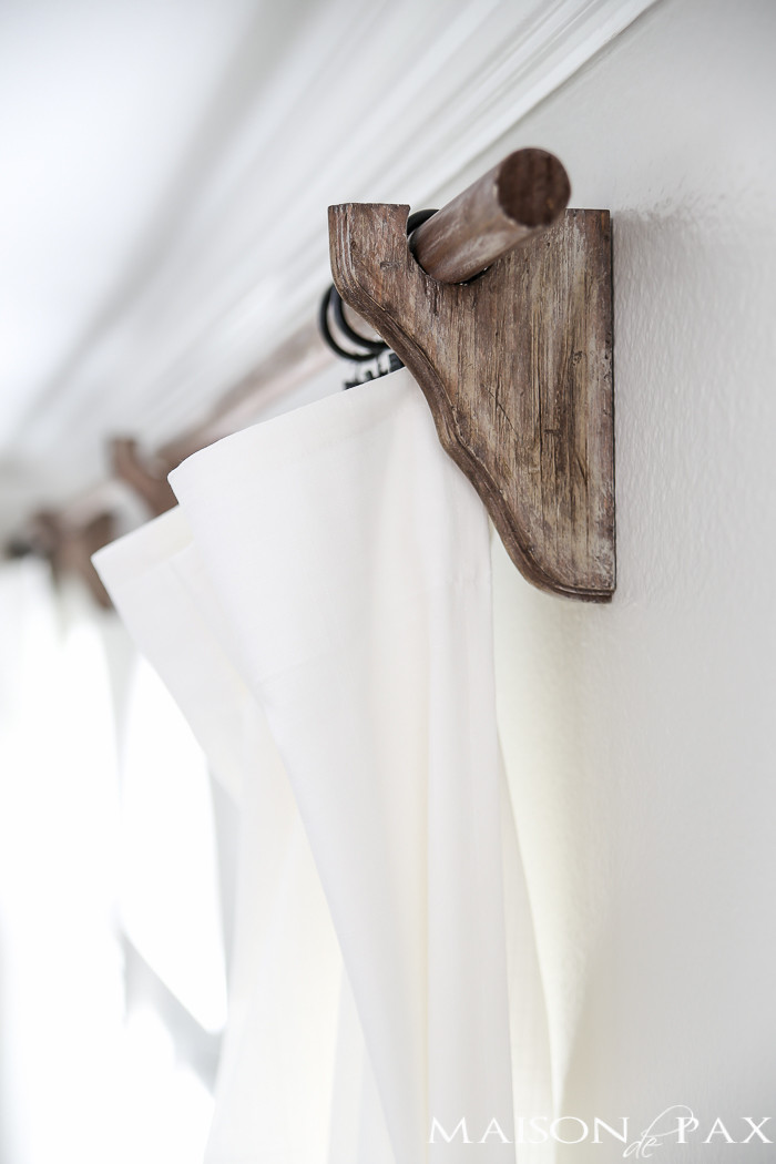Best ideas about DIY Wood Curtain Rod
. Save or Pin DIY Curtain Rods Restoration Hardware Inspired Maison Now.