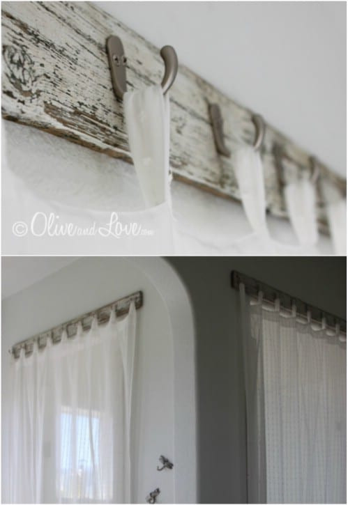Best ideas about DIY Wood Curtain Rods
. Save or Pin 16 DIY Curtain Rods And Hooks That Give You Gorgeous Style Now.