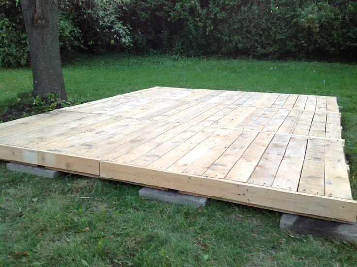 Best ideas about DIY Wood Decking
. Save or Pin Deck from pallets everything was saved pallets lumber Now.