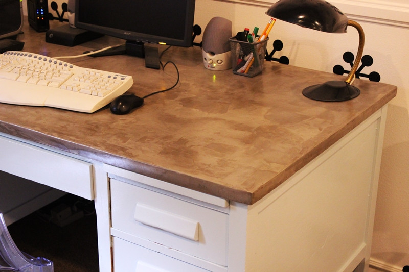 Best ideas about DIY Wood Desk Top
. Save or Pin DIY Concrete Desktop A Step by Step Tutorial Now.