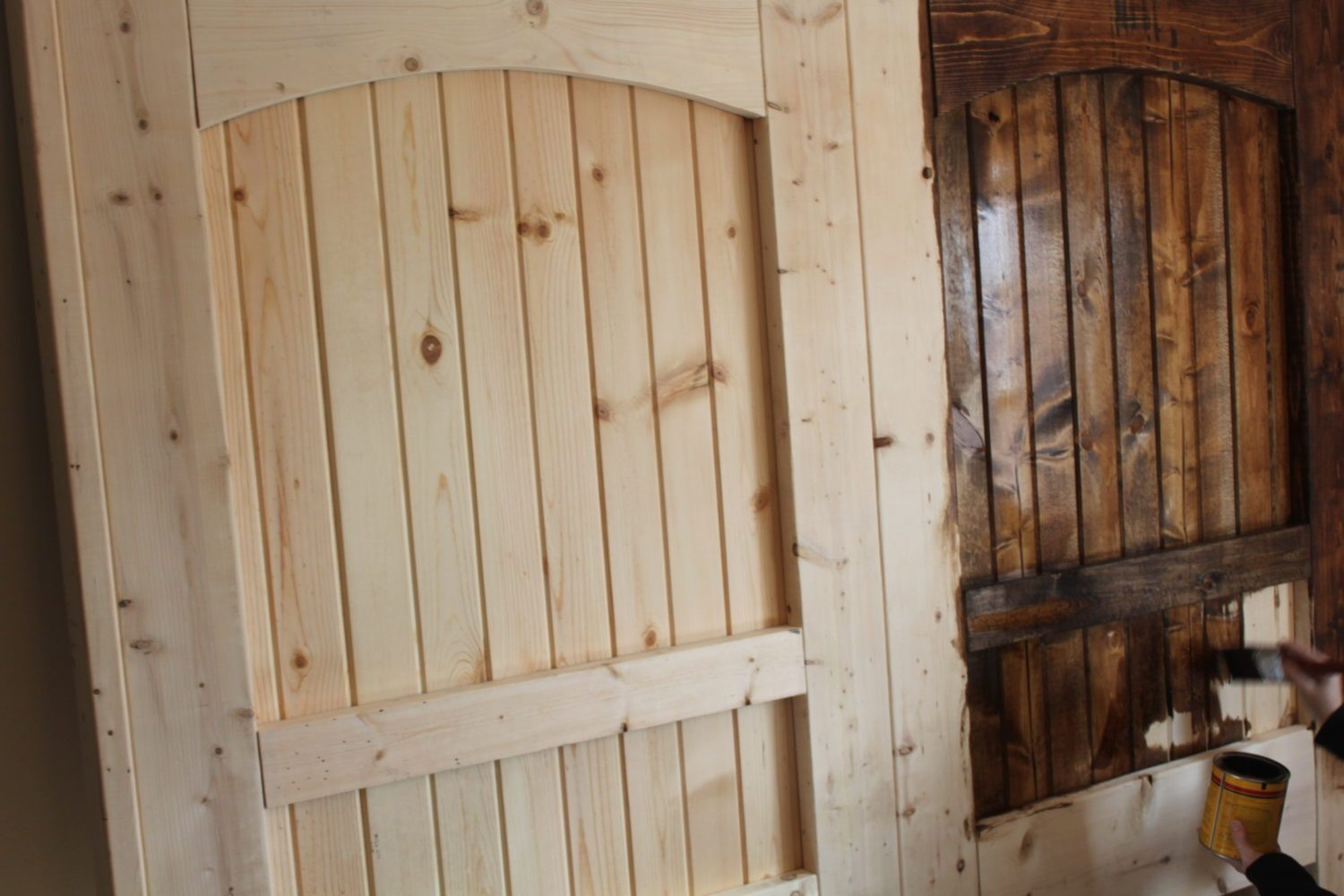 Best ideas about DIY Wood Doors
. Save or Pin How To Build A Rustic Barn Door Headboard Old World Now.