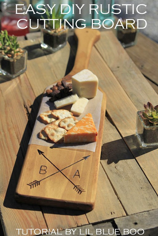 Best ideas about DIY Wood Gifts
. Save or Pin DIY Rustic Personalized Wood Cutting Board Now.