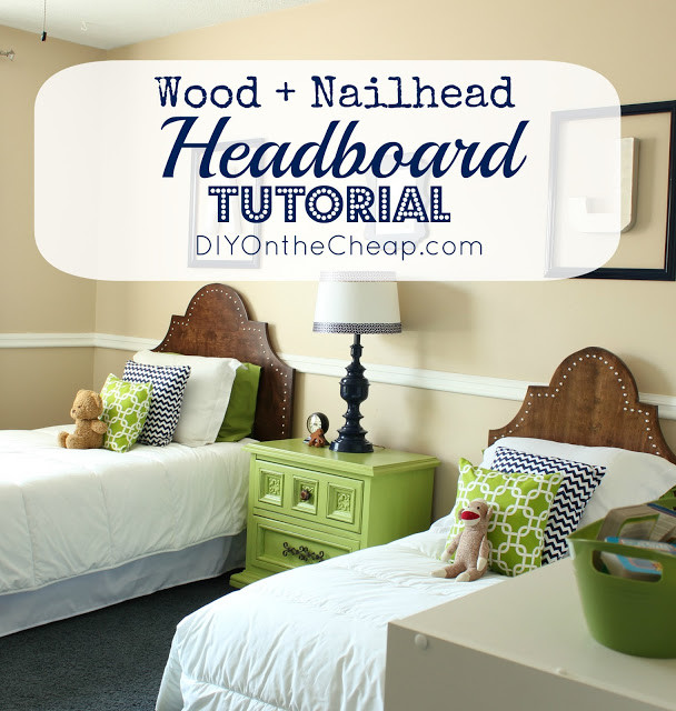 Best ideas about DIY Wood Headboard Instructions
. Save or Pin DIY Wood Nailhead Headboard Tutorial Erin Spain Now.