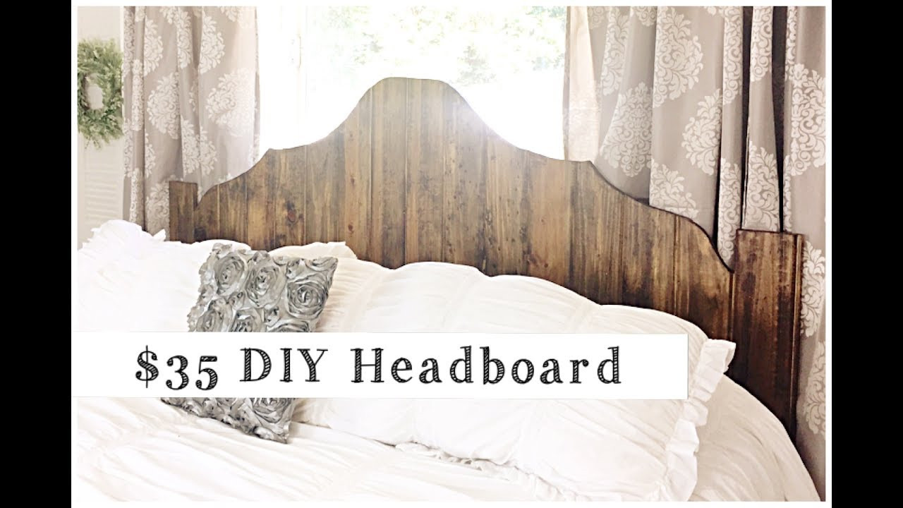 Best ideas about DIY Wood Headboard Instructions
. Save or Pin DIY HEADBOARD $35 Rustic Wood Headboard Tutorial Now.