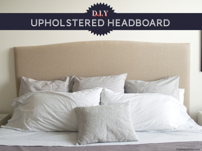 Best ideas about DIY Wood Headboard Instructions
. Save or Pin Triple Max Tons DIY UPHOLSTERED HEADBOARD TUTORIAL & REVEAL Now.