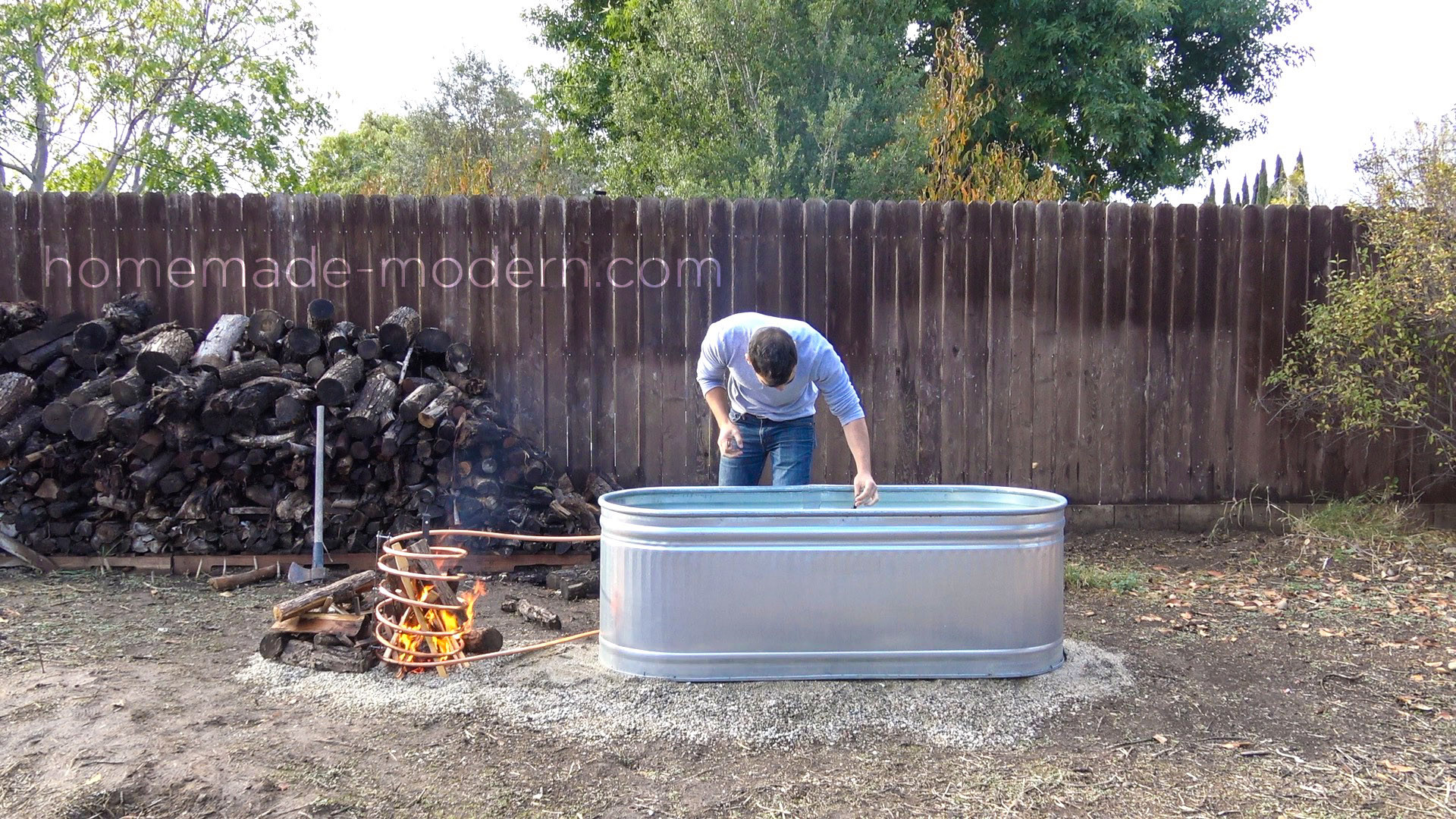 Best ideas about DIY Wood Hot Tub
. Save or Pin HomeMade Modern EP112 DIY Wood Fired Hot Tub Now.