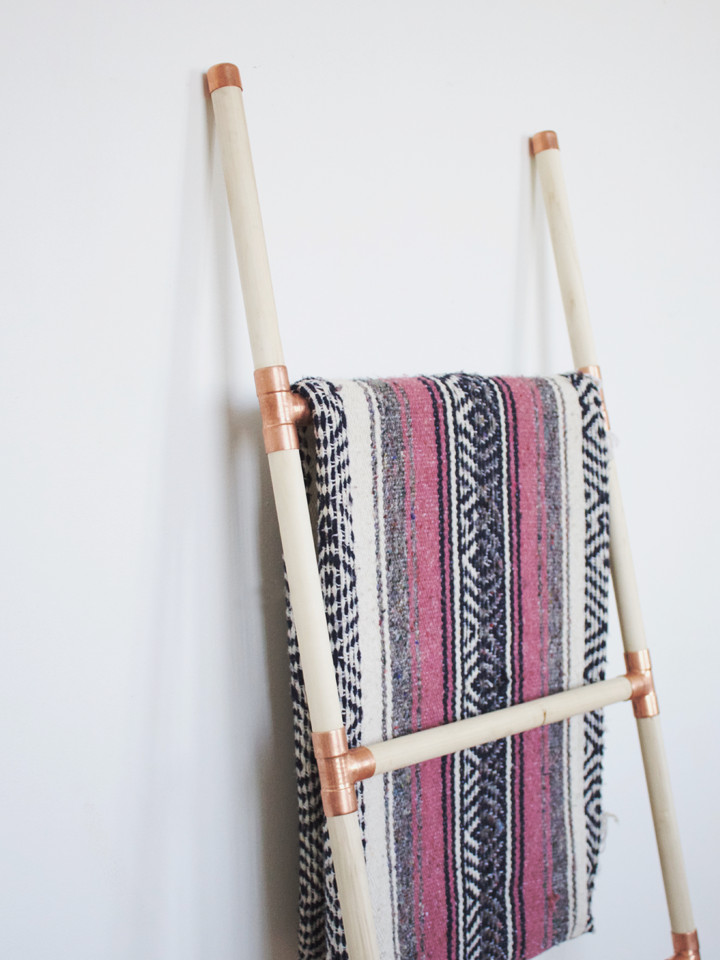 Best ideas about DIY Wood Ladder
. Save or Pin FOXTAIL MOSS DIY Wood Copper Blanket Ladder Now.