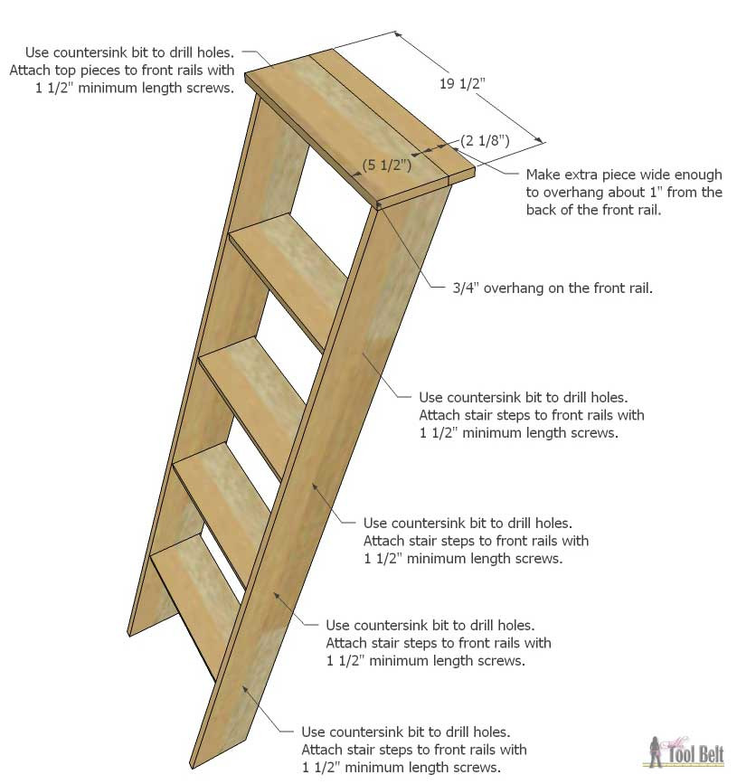 Best ideas about DIY Wood Ladder
. Save or Pin DIY Decorative "Vintage" Wood Ladder Her Tool Belt Now.
