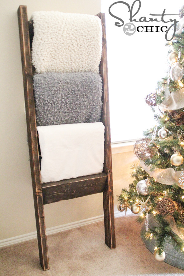 Best ideas about DIY Wood Ladder
. Save or Pin $10 Wooden Blanket Ladder Shanty 2 Chic Now.
