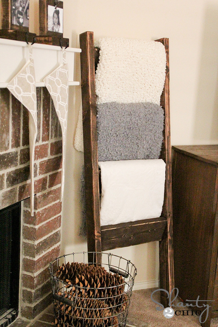Best ideas about DIY Wood Ladder
. Save or Pin DIY Blanket Ladder Now.