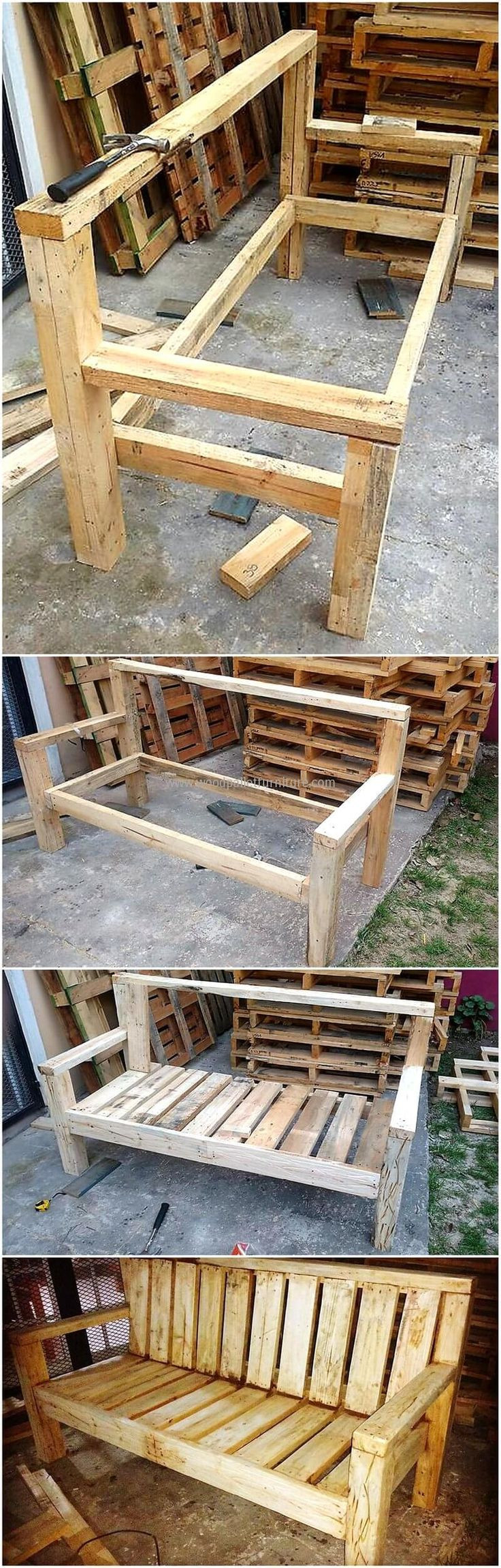 Best ideas about DIY Wood Pallet Bench
. Save or Pin Best 25 Pallet benches ideas on Pinterest Now.