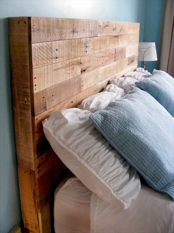 Best ideas about DIY Wood Pallet Headboard
. Save or Pin DIY Reclaimed Wooden Pallet Headboard Now.