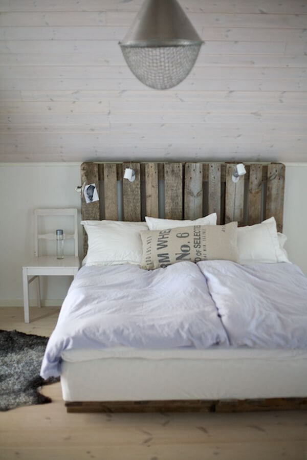 Best ideas about DIY Wood Pallet Headboard
. Save or Pin 27 DIY Pallet Headboard Ideas Now.