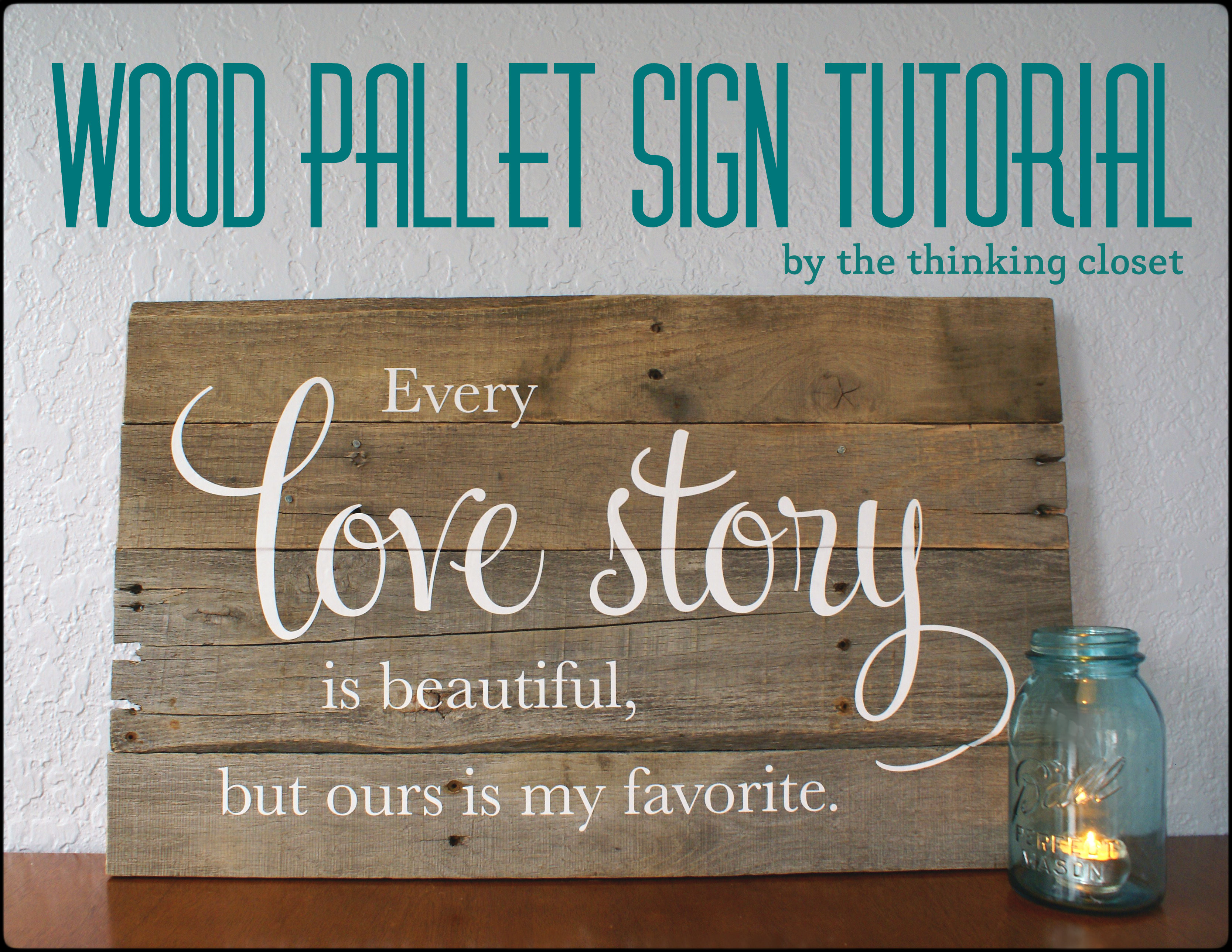 Best ideas about DIY Wood Pallet Signs
. Save or Pin The Menu Planner to Rule Them All the thinking closet Now.