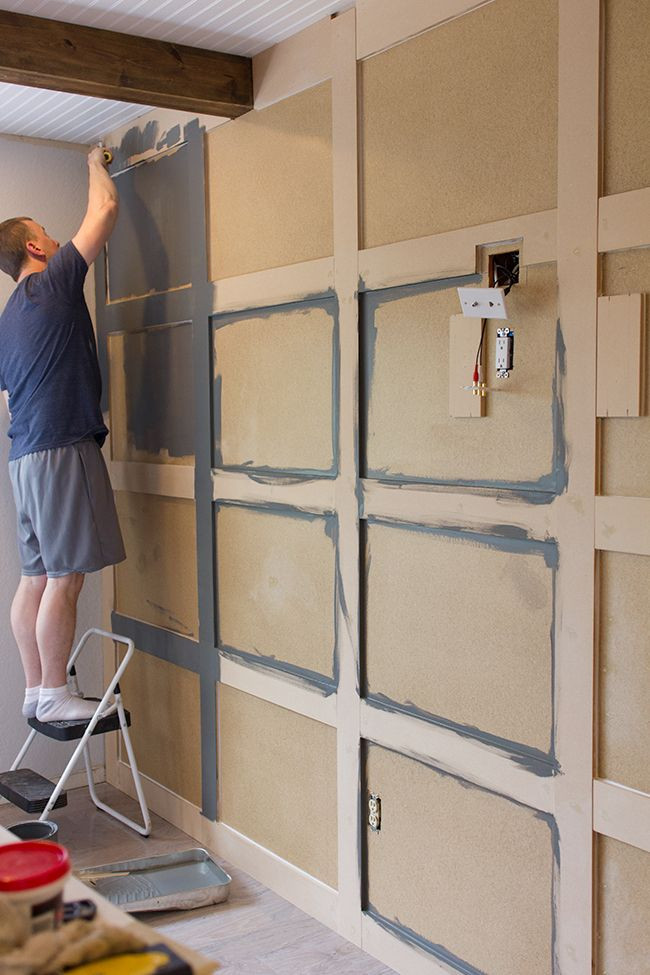 Best ideas about DIY Wood Panel Walls
. Save or Pin Jenna Sue Master Makeover DIY Paneled Wall Now.