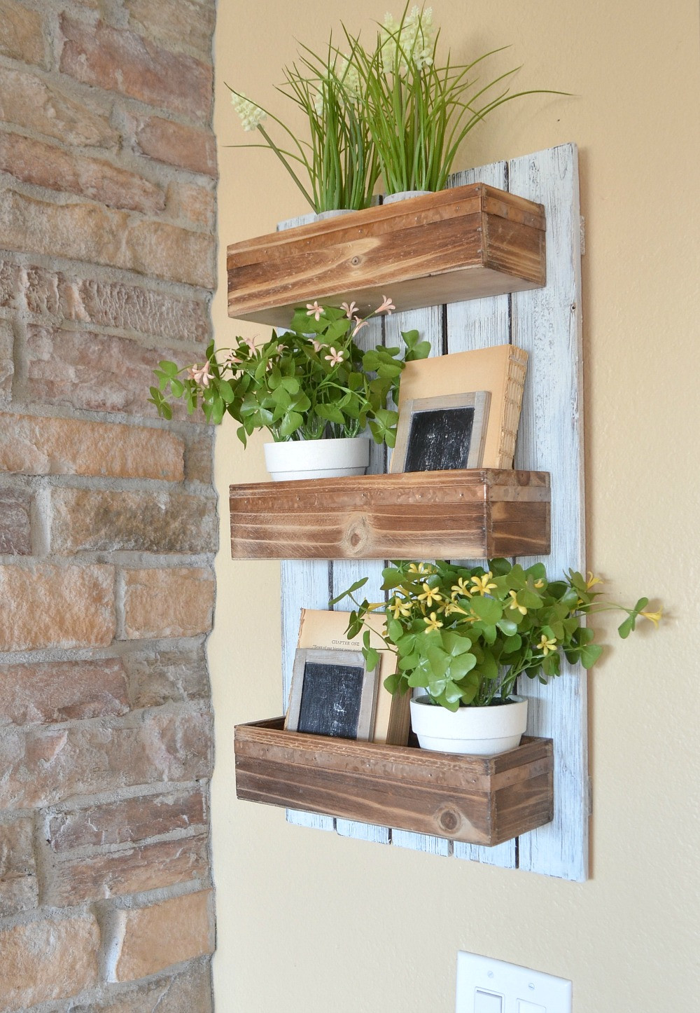 Best ideas about DIY Wood Planter
. Save or Pin DIY Wooden Wall Planter Little Vintage Nest Now.