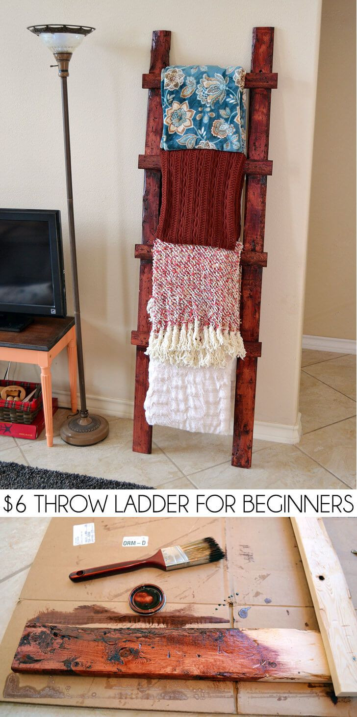 Best ideas about DIY Wood Projects For Beginners
. Save or Pin $6 Throw Ladder for Beginners DIY Now.