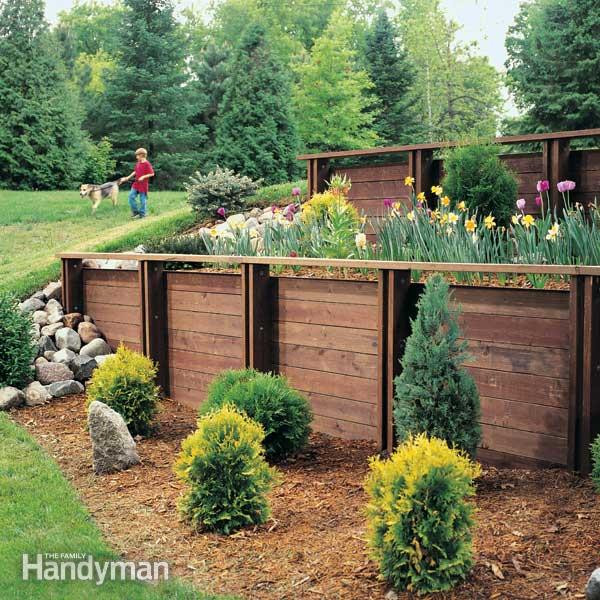 Best ideas about DIY Wood Retaining Wall
. Save or Pin How to Build a Treated Wood Retaining Wall Now.