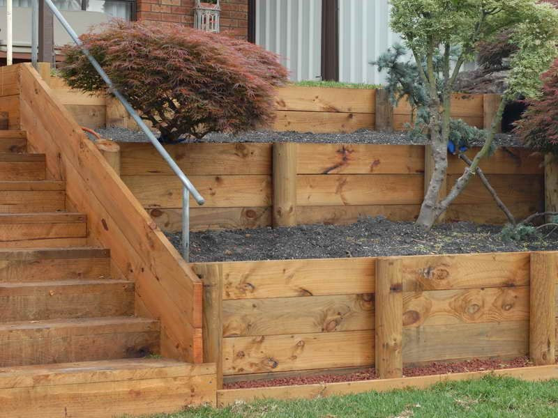 Best ideas about DIY Wood Retaining Wall
. Save or Pin Wood Retaining Wall on Pinterest Now.