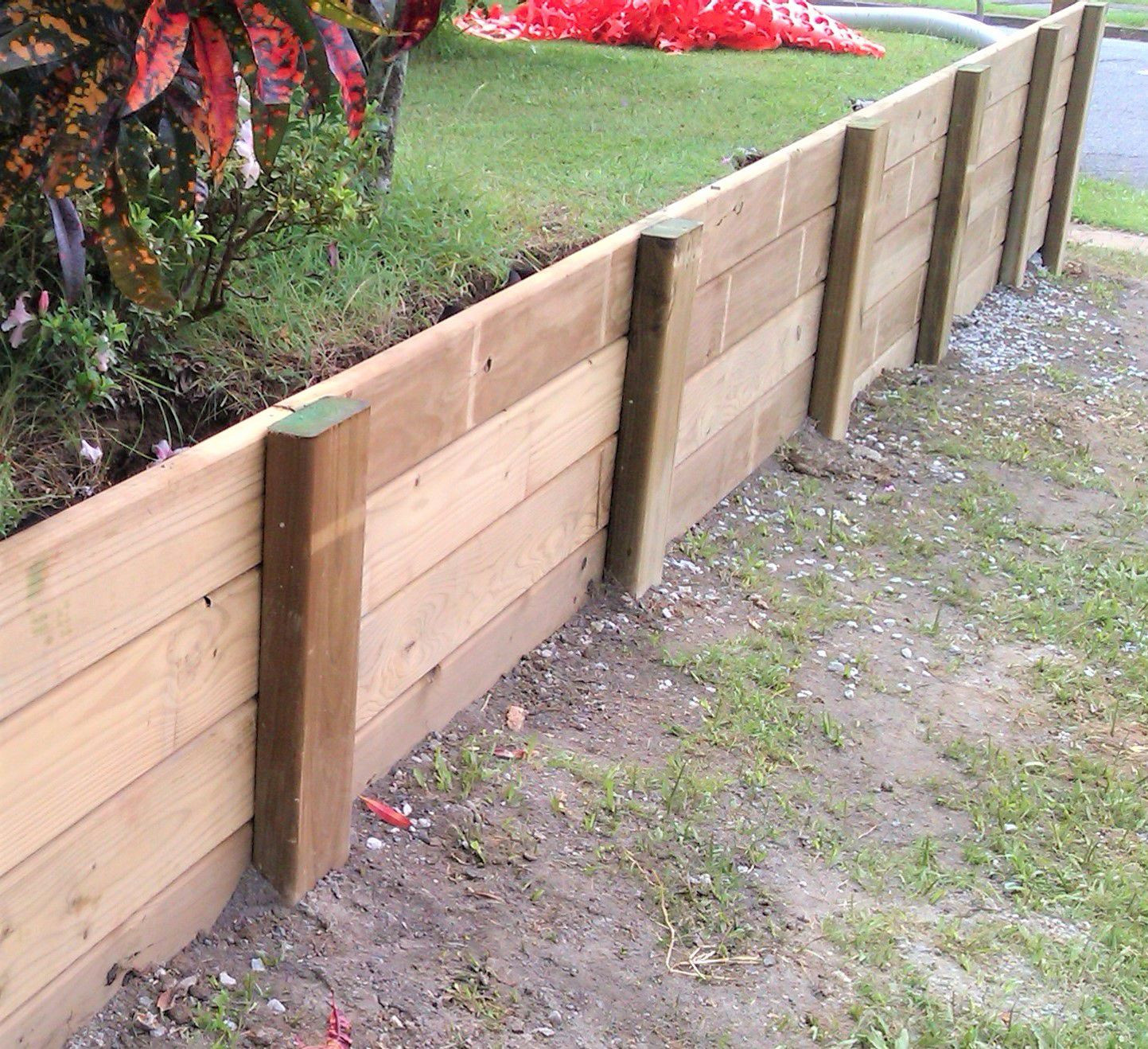 Best ideas about DIY Wood Retaining Wall
. Save or Pin How to Build a Wood Retaining Wall Now.