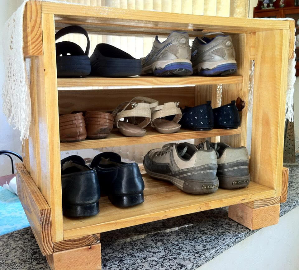 Best ideas about DIY Wood Shoe Rack
. Save or Pin Upcycled Pallet Shoe Rack Now.