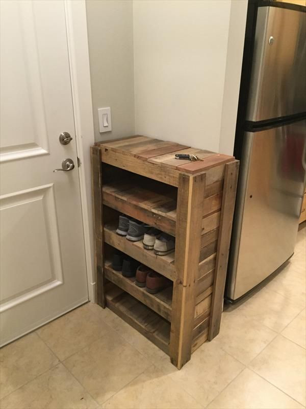 Best ideas about DIY Wood Shoe Rack
. Save or Pin DIY Entryway Shoe Rack – Reclaimed Pallets Now.