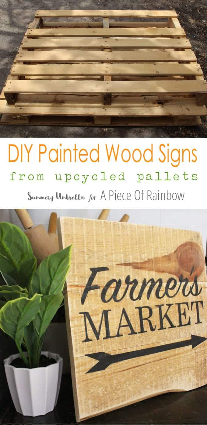 Best ideas about DIY Wood Signs
. Save or Pin DIY Painted Wood Sign A Piece Rainbow Now.