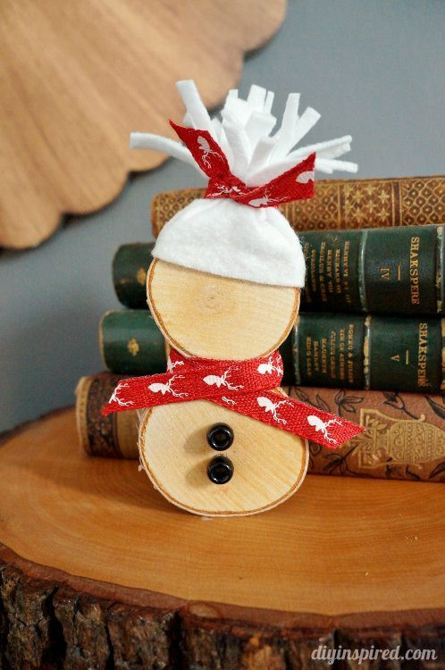 Best ideas about DIY Wood Snowman
. Save or Pin DIY Wood Slice Snowman DIY Inspired Now.