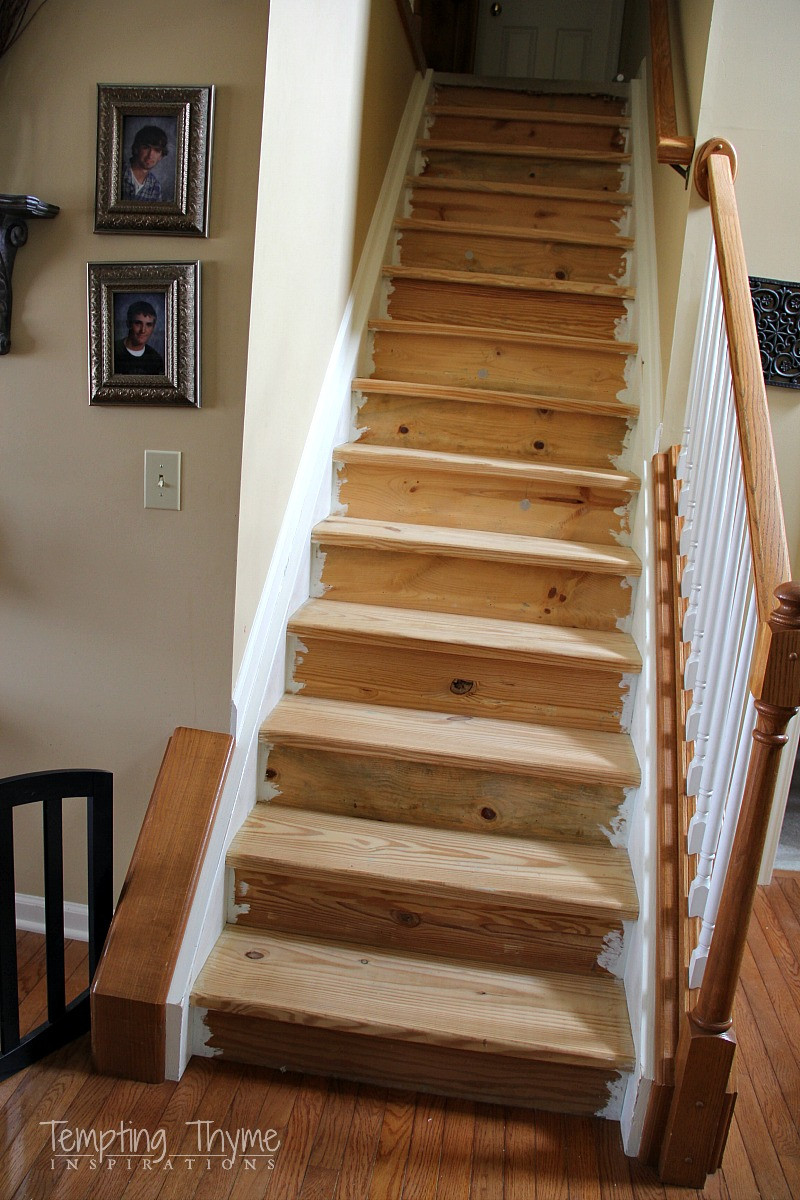Best ideas about DIY Wood Stairs
. Save or Pin Staining Pine Stair Treads Now.