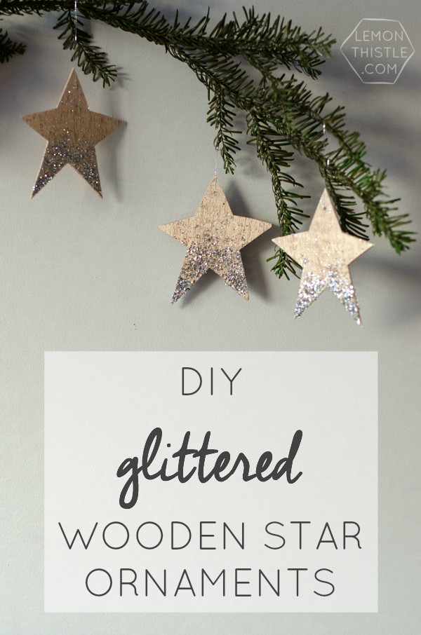 Best ideas about DIY Wood Stars
. Save or Pin DIY Glittered Wood Star Ornaments Today s Creative Life Now.