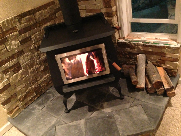 Best ideas about DIY Wood Stove Hearth
. Save or Pin Our DIY Wood Stove Installation • The Prairie Homestead Now.