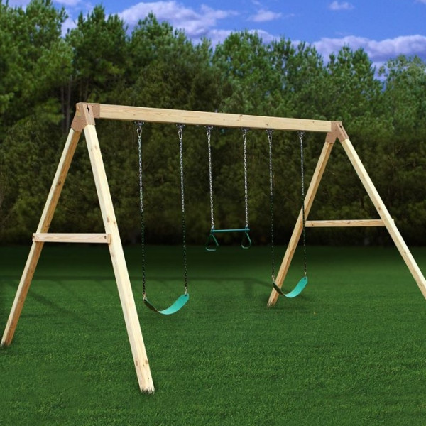 Best ideas about DIY Wood Swing Set Plans
. Save or Pin Settler A Frame Swing Beam Kit Freetstanding EASY DIY Now.