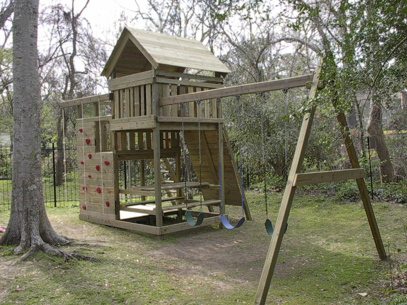 Best ideas about DIY Wood Swing Set Plans
. Save or Pin Gemini Playset DIY Wood Fort and Swingset Plans Now.