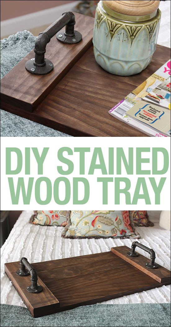 Best ideas about DIY Wood Working
. Save or Pin DIY Stained Wood Tray DIY Crafts Now.