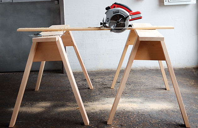 Best ideas about DIY Wood Working
. Save or Pin How to Build Sawhorses Simple DIY Woodworking Project Now.