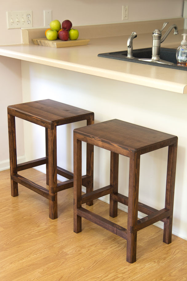 Best ideas about DIY Wooden Bar Stools
. Save or Pin How To Make A Half Lap Bar Stool From 2x4s Now.